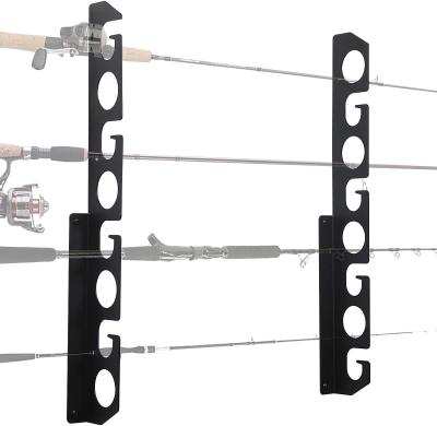 China Wall and Ceiling Rod Fishing Pole Storage Rack for Garage Storage Bracket Wall Mount for sale