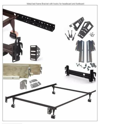 중국 고정 지원 접는 브래킷 금속 침대 프레임 L 모양의 부품 판매용