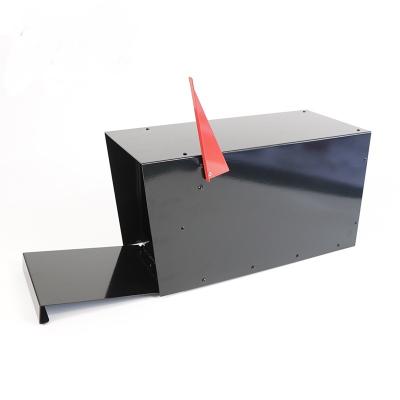 China Large Capacity Steel Outdoor Mail Box with Post Mount and Rust Proof Steel for sale