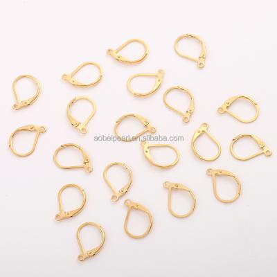 China 18k Gold Plated Trendy Link Rod Back Ear Cord, Small Round Shape, Open Loop, Jewelry Making, Earring Accessories, DIY Material.ETS-K621 for sale