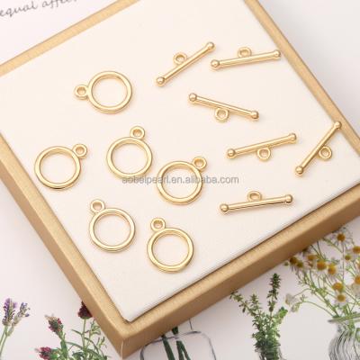 China Jewelry making 18K gold plated OT toggle clasps, bracelet/necklace clasps, DIY jewelry buckle, connectors clasp, ETS-K244 for sale