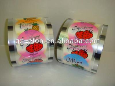 China PP/PE/PET Bubble Tea Packaging Moisture Proof Film / Cup Sealing Film for sale