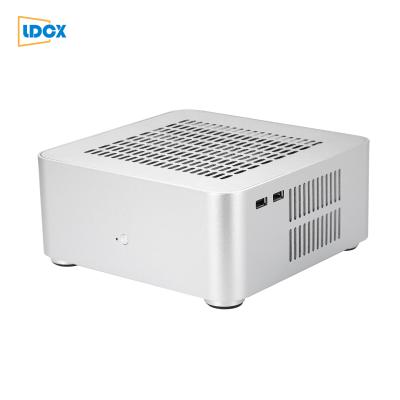 China Desktop LDCX L80S USB3.0 All Aluminum HTPC Mini Computer Customizable Case for sale