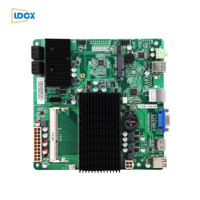 China LDCX J1900 4 Core SATA Desktop Multi Fan Free Mini ITX Computer Motherboard for sale