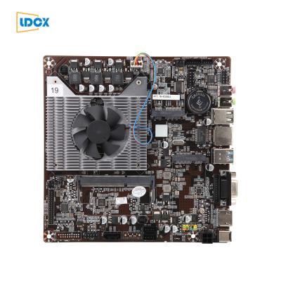 China Low Power DC12V Desktop LDCX J1800 Double Core Recessed Industrial ITX Motherboard for sale