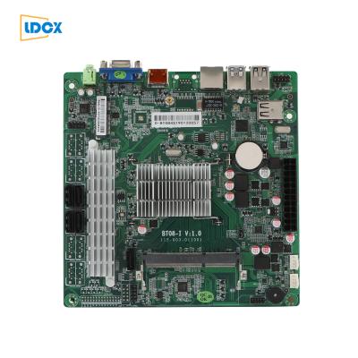 China LDCX J1900 4 Core SATA Desktop Multi Fan Free Mini ITX Computer Motherboard for sale