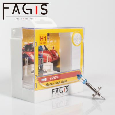 China Fagis h1 Car Headlight Lamp Super Cool Light Auto Halogen Bulb 12v 55w for sale