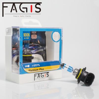 China Automobile lamp Fagis point platinum plus 9006 the hb4 12v 55w car light lampada lamp auto halogen bulb for sale