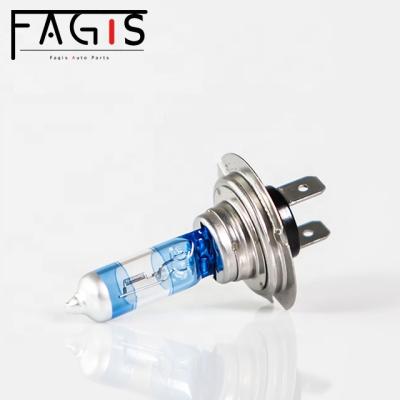 China High Quality Super White Auto Car Headlight DOT Long Lifespan Halogen Lamp h7 12v 100w Bulbs for sale