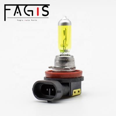 China Best Quality 12v 35w Automotive Lamp Factory H8 Halogen Bulb Fog Lamp Quartz Glass Car Headlight Bulb Lighting Best Quality Yellow Halogen Lamp for sale