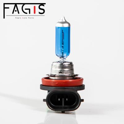 China Car headlight Fagis dot h11 12v 55w car xenon headlight super white blue halogen bulb for sale