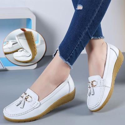 China Fashion Trend Dropshipping Women Flats Shoes Cut Breathable Loafers Women Boat Shoes Ballerina Ladies Casual Shoes Sneakers for sale