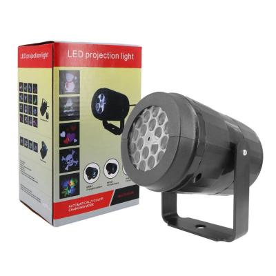 China Electric High-definition Indoor Holiday Christmas Snowstorm Dropshipping Projector Lamp Birthday Rotating Projector for sale