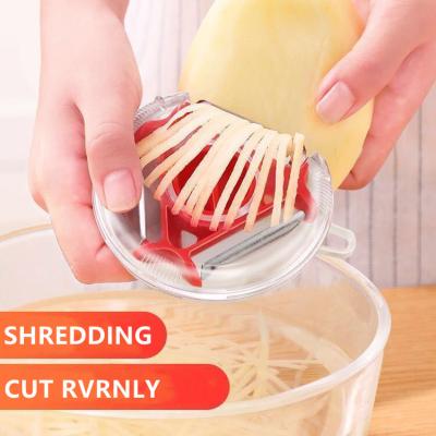 China Viable Dropshipping 3In1 Multifunctional Kitchen Tools Fruit Vegetable Peeler Tool Stainless Steel Vegetable Shredder Blade for sale