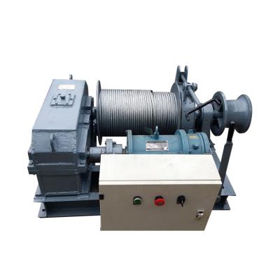 China 3 Phase AC 380v Smooth Current 20 Ton Heavy Duty Electric Winch Electric Mooring Windlass Winch for sale