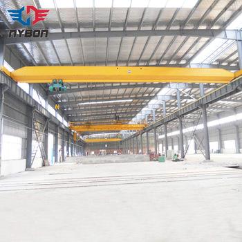 China Bridge Crane New Type 18 Ton Single Beam Overhead Crane with Warning Safety Light for sale