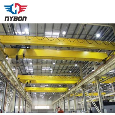 China Bridge Crane Customized 20 ton to 50 ton electric power double girder overhead crane for production line for sale