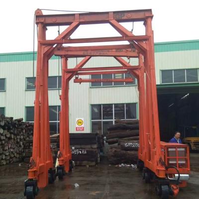 China Gantry crane 40 ton mini hydraulic container crane portable containers lifting gantry cranes for sale