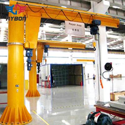 China Hot Sale Jib Crane Workshop Warehouse Stationary 3T 5T ​​Electric Free Standing Jib Crane for sale