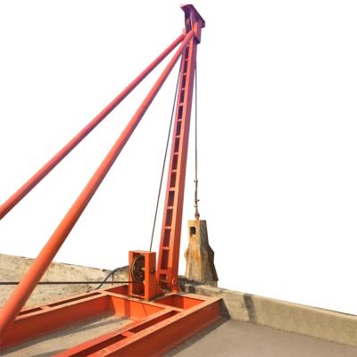 China Diesel Free Fall Hammer Mini Pile Drive Construction Hammer Rig Piling Ram Machine for sale