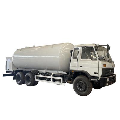 China Dongfeng 6x4 20CBM 20000Liters 20M3 10Tons LPG Gas Dispenser Tanker Truck LPG Filling Bobtail For Cooking Gas Cylinder for sale