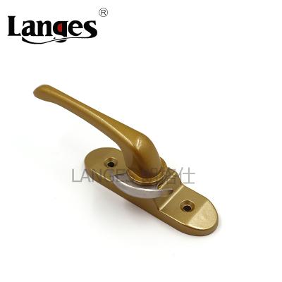 China Modern Window Accessories Zinc Aluminum Window Sliding Crescent Door Handle Locks for sale