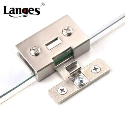 China Modern Metal Zinc Alloy Soft Closing Small Glass Cabinet Glass Door Hinges for sale