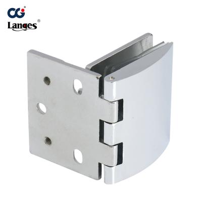 China No Support Porcelain Foshan Chrome Flange Zinc Alloy Glass 360 Degree Hinge For Cabinet Door Glass for sale