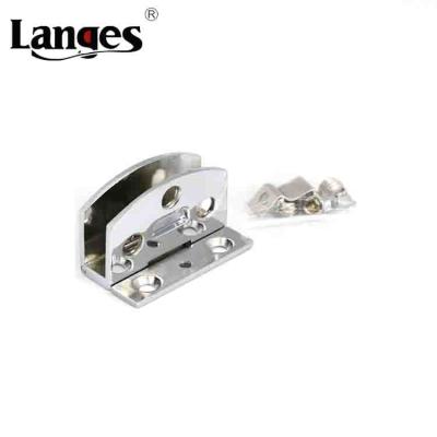 China Frameless Zinc Alloy Cabinet Door Glass Door Glass Clip Clip Hinges No Punch Durable Soft Closer Soft for sale