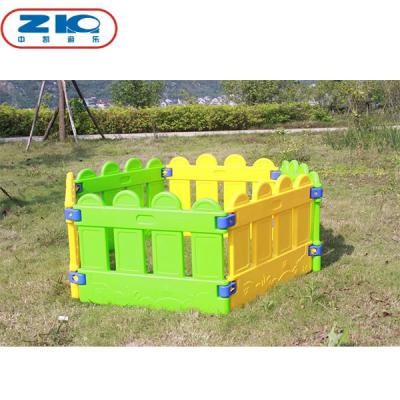 China Colorful PP Baby Play Yard Indoor Kids Plastic Playground Safety Play Fence for sale