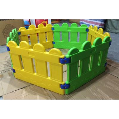 China Customized Large Eco-friendly PP Safety Plastic Kids Baby Playpen Kids Fences Plastic Barrier for sale