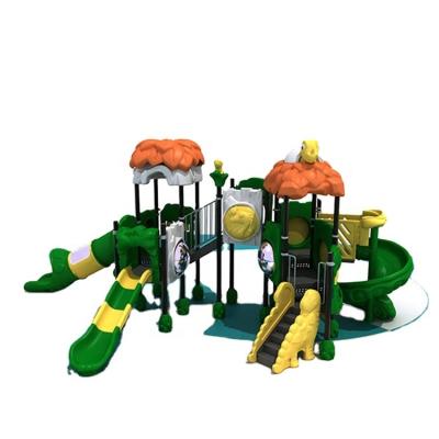 China 2020 New Color Plastic Kids Outdoor Playground Playground For Preschool Children With Baby Plastic Slide for sale