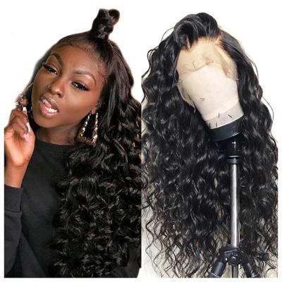 China Swiss Cuticle Aligned Silky Straight Virgin Hair Lace Front Wig Brazilian Raw Body Wave Hair Lace Closure Wig With Baby Hair 100% for sale