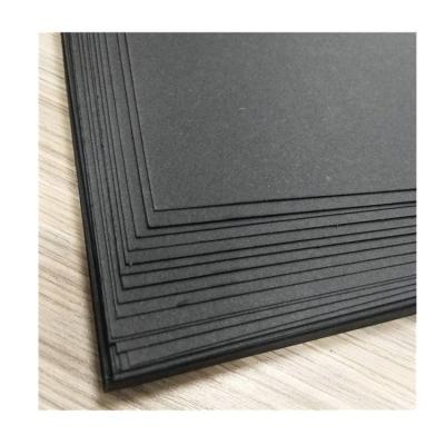 China Anticurl Glossy Black Paper 1mm Black Cardboard Paper Sheet for sale