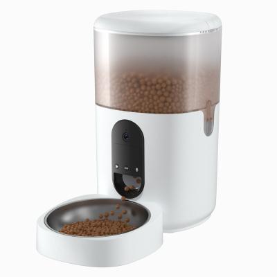 China 2022 New Design Auto Control Pet Cats Dogs Large Capacity Smart Automatic Synchronized Feeder for sale