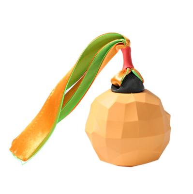 China Viable Wholesale Hot Selling Amazon Dog Chew Ball Durable Toys Fruit Shape Leakage Toy Pet Molar Teeth Toy for sale