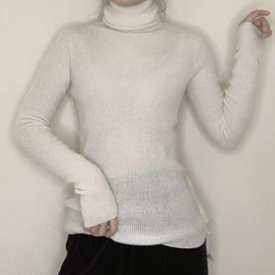 China 100% Knitwear Seamless Sweater Turtle Neck Cashmere Anti-Wrinkle Colorful Women's Sweater Basic Computer Knitted Winter 12 GG for sale