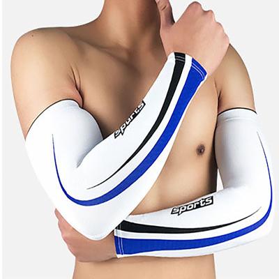 China Adjustable Elasticity Breathable Customizable Sports Ice Silk Sleeves Mountaineering Fishing Basketball Outdoor Cycling Arm Guards for sale