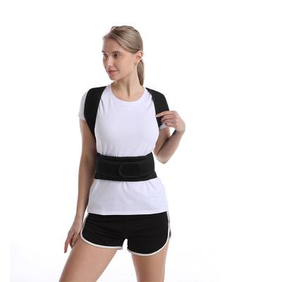 China Custom Back Braces Chiropractic Belt Lumbar Back Support Compression Fixed Adjustable Posture Correction Belt for sale