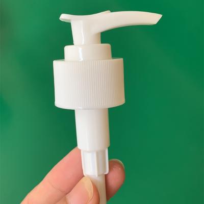 China Non Spill Common Cheap Plastic Bottle Head Gel 24mm Hand Bottle White Hand Sanitizer Pump Sprayer for sale