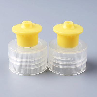 China Personal care good quality plastic flip cap cap for shampoo lotion bottle 24/410 28/410 dual color flip cap plastic cap for sale