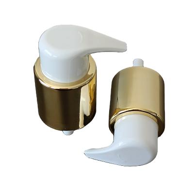 China Spill Non Source Manufacturers Supply 24/410 Gold UV Craft Lock Plastic Liquid Left Right Hand Cream Pump Sprayer for sale