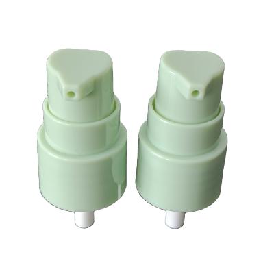 China Non Spill 20-410 Plastic Hand Sanitizer Liquid Cream Pump Head With Half Cover for sale