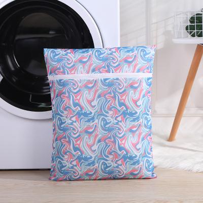 China Durable Delicate Printing Eco-friendly Laundry Bag Clothes Bra Lingerie Sock Mesh Net Laundry Bags Eco-friendly 5pcset for sale