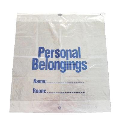 China Good quality eco-friendly durable custom pe hotel use waterproof disposable laundry bag for sale