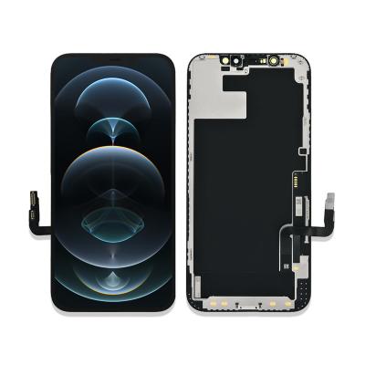 China Factory Price Compatible Black 6.1 Inch Screened Display High Quality For Iphone 12/12Pro LCD Screen for sale