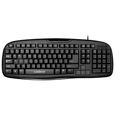 China Anti-Ghosting S Form Desktop Keyboard Wired Waterproof 104 Keys for sale