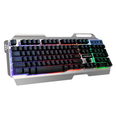 China Ergonomic Anti-ghosting Gaming Keyboard, USB LED Backlight Computer Keyboard for sale