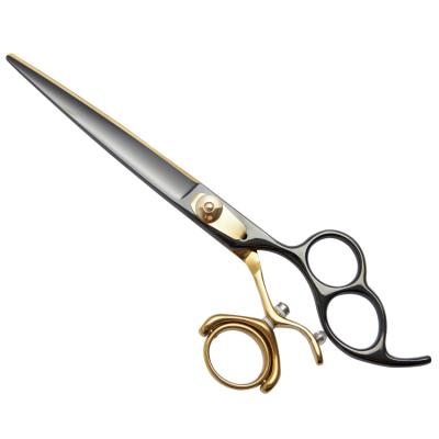 China Dogs Pet Grooming Shears Swivel Scissors Dog Haircut Shears 440C Home Grooming Kit for sale