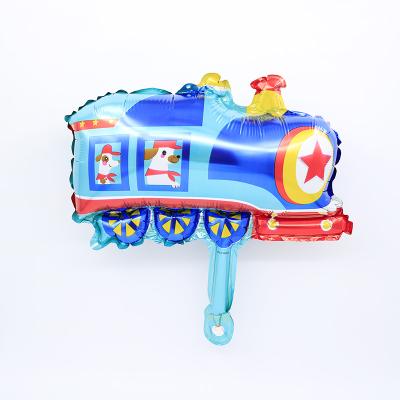 China Halloween Day Mini Car Aluminum Foil Balloon Fire Truck Air Balloon Children's Toys Decoration Birthday Party Balloons Kids Toys for sale